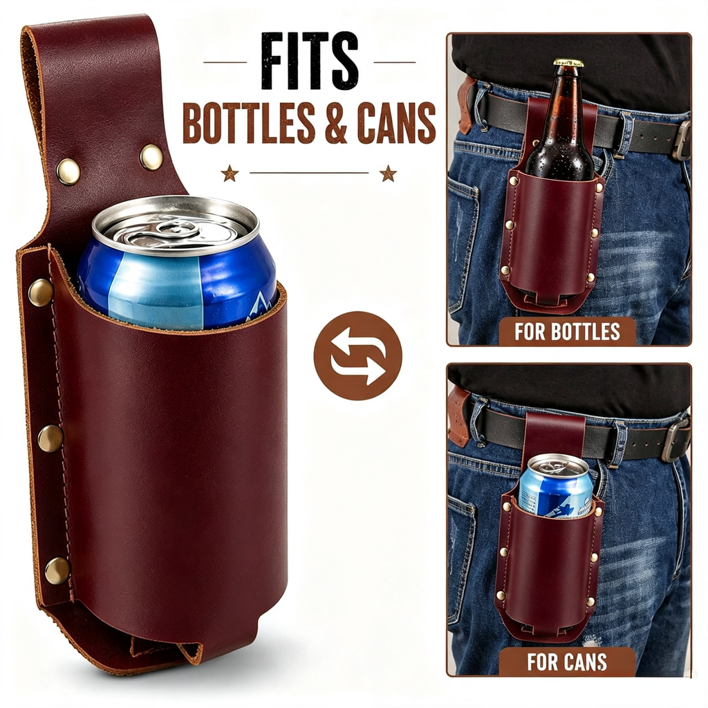 Waist-mounted beer card holder
