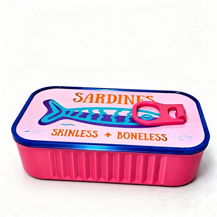 3D-printed sardine-shaped jewelry box