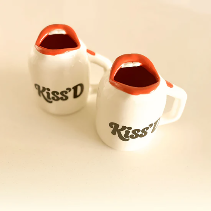 Handmade Ceramic Kissing Lip Cup
