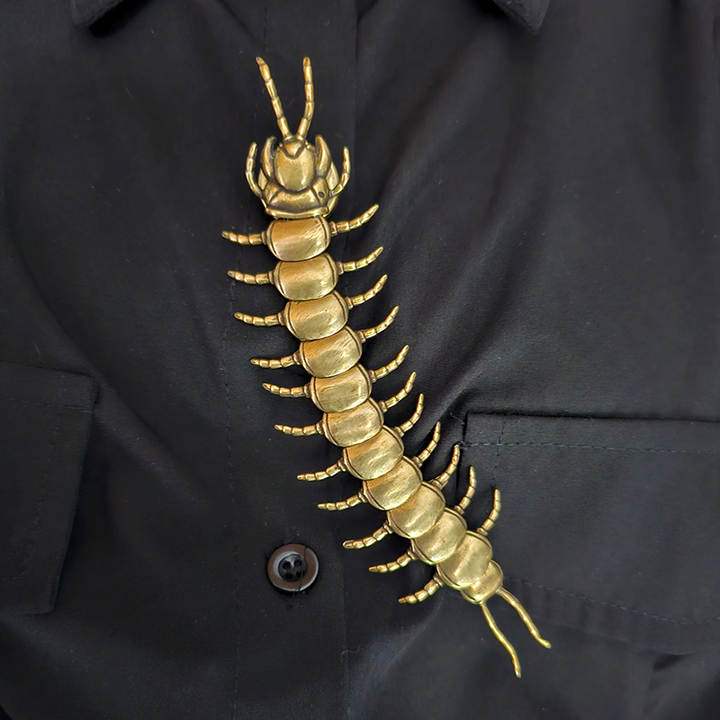 Centipede Button Cover