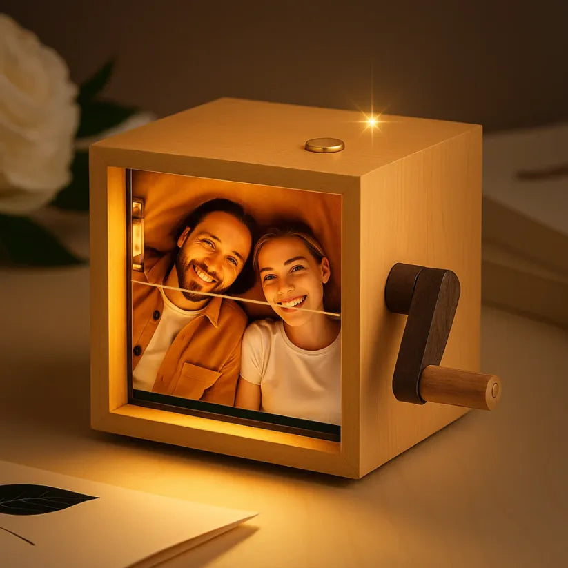 Customizable photo rotating album