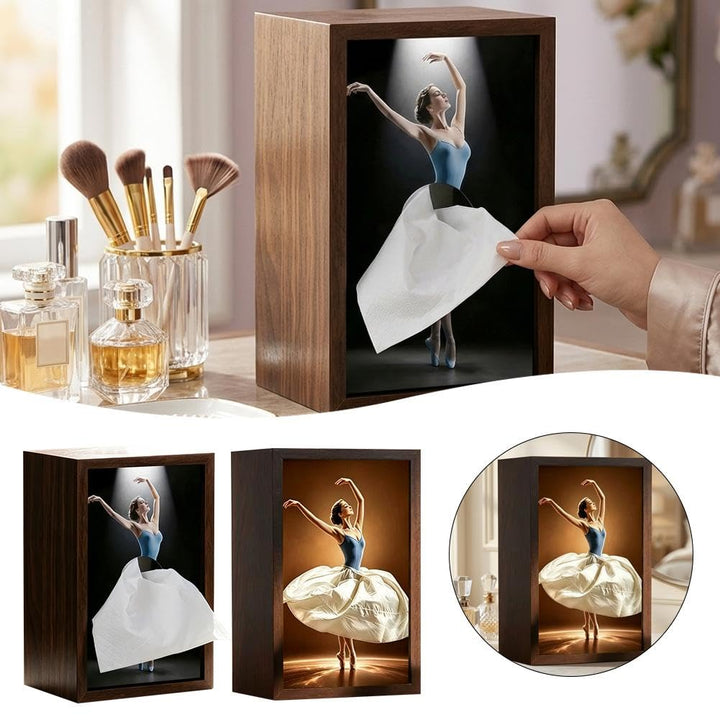 Elegant Ballet-Style Tissue Box